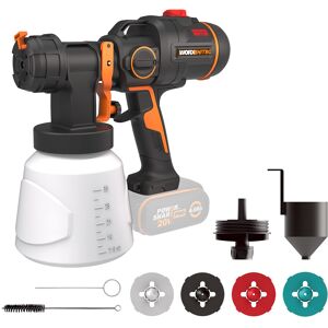 WORX WX020.9 18V (20V MAX) Cordless HVLP Paint Sprayer - (Tool Only - Battery & WORX WX020.9 18V (20V MAX) Cordless HVLP Paint Sprayer - (Tool Only - Battery &