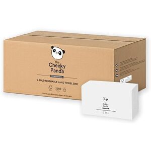 The Cheeky Panda Bamboo Z Fold Paper Towels 3000 Sheets (15 Pack of 200) 2 Ply The Cheeky Panda Bamboo Z Fold Paper Towels 3000 Sheets (15 Pack of 200) 2 Ply