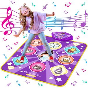 FHNSEL Dance Mat for Girls,Light Up Dance Pad,Kids Musical Dance Play Mat with L FHNSEL Dance Mat for Girls,Light Up Dance Pad,Kids Musical Dance Play Mat with L