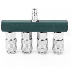 Unbranded 4 Way Quick Connector 1/4in NPT Thread High Unbranded 4 Way Quick Connector 1/4in NPT Thread High
