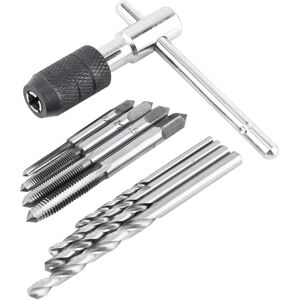 Unbranded 9pcs Set Screw Taps & Tshaped Wrench & Unbranded 9pcs Set Screw Taps & Tshaped Wrench &