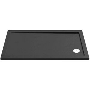 NES Home Slim 1000 x 760 mm Slate Grey Rectangular Polyurethane Resin Shower Tray NES Home Slim 1000 x 760 mm Slate Grey Rectangular Polyurethane Resin Shower Tray