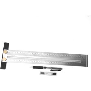 Unbranded Stainless Steel T Type Hole Ruler Scribing Gauge Unbranded Stainless Steel T Type Hole Ruler Scribing Gauge