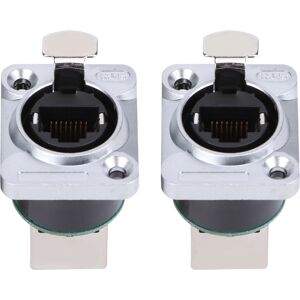 Unbranded 2Pcs RJ45 Right Angle Connector Fire Retardant Unbranded 2Pcs RJ45 Right Angle Connector Fire Retardant