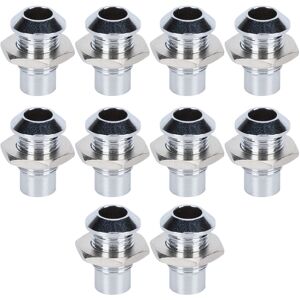 Unbranded 10Pcs Convex Copper Metal LED Mount Holder Base Unbranded 10Pcs Convex Copper Metal LED Mount Holder Base