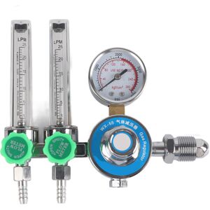 Unbranded WX‑55X‑2L Argon Regulator Dual Tube Gas Flowmeter Unbranded WX‑55X‑2L Argon Regulator Dual Tube Gas Flowmeter