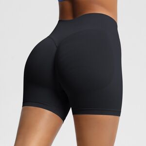 Unbranded (6688 shorts-black, XL) Seamless three-section waist fitness shorts for women, h Unbranded (6688 shorts-black, XL) Seamless three-section waist fitness shorts for women, h