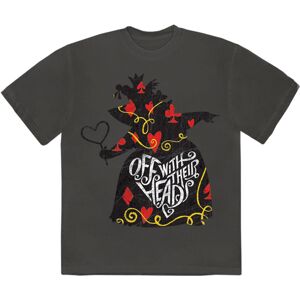 Disney (M, Charcoal) Alice In Wonderland Off With Their Heads T Shirt Disney (M, Charcoal) Alice In Wonderland Off With Their Heads T Shirt