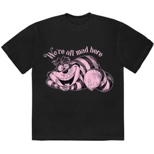 Disney (M, Black) Alice In Wonderland We're All Mad Here T Shirt Disney (M, Black) Alice In Wonderland We're All Mad Here T Shirt