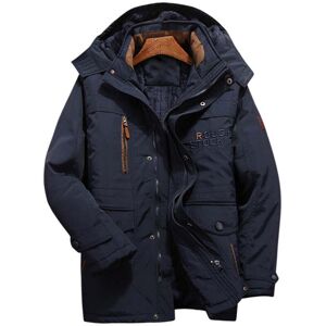 Unbranded (NavyBlue, 2XL) Warm Winter Mens Thick Fur Lined Hooded Jacket Zipper Bomber Par Unbranded (NavyBlue, 2XL) Warm Winter Mens Thick Fur Lined Hooded Jacket Zipper Bomber Par