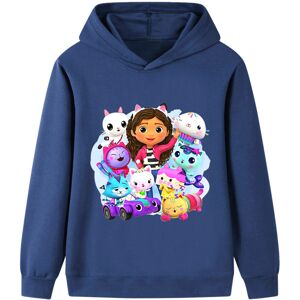 Gaatpot (navy blue, 110cm) Gabby's Dollhouse Printed Hoodie for Middle and Large Childre Gaatpot (navy blue, 110cm) Gabby's Dollhouse Printed Hoodie for Middle and Large Childre