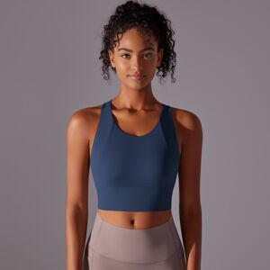 Unbranded (Navy blue, S) All-in-one sports vest, gathering curve sports bra, slimming and Unbranded (Navy blue, S) All-in-one sports vest, gathering curve sports bra, slimming and
