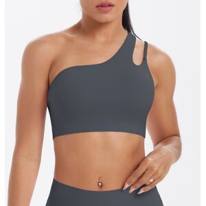 Unbranded (Graphite gray, S) Spliced double-sided nylon brushed one-shoulder beautiful bac Unbranded (Graphite gray, S) Spliced double-sided nylon brushed one-shoulder beautiful bac