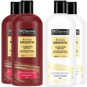 TRESemmé (Keratin Smooth 2) Tresemme Shampoo & Conditioner Set 680ml with Vitamins B, C & TRESemmé (Keratin Smooth 2) Tresemme Shampoo & Conditioner Set 680ml with Vitamins B, C &