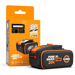 WORX WA3644 PowerShare Pro 20V 4.0Ah High-Capacity Battery with Battery Manageme WORX WA3644 PowerShare Pro 20V 4.0Ah High-Capacity Battery with Battery Manageme