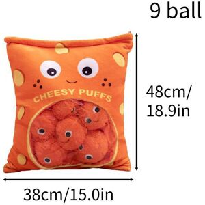 Unbranded (48cm/18.90in) Plush Cartoon Throw Pillow Snacks Bag Toy Puff Ball Home Gift Kid Unbranded (48cm/18.90in) Plush Cartoon Throw Pillow Snacks Bag Toy Puff Ball Home Gift Kid