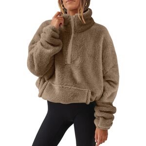 Unbranded (L, 001* Brown) Sweatshirts for Women UK Clearance Ladies Plush Jumpers Long Sle Unbranded (L, 001* Brown) Sweatshirts for Women UK Clearance Ladies Plush Jumpers Long Sle
