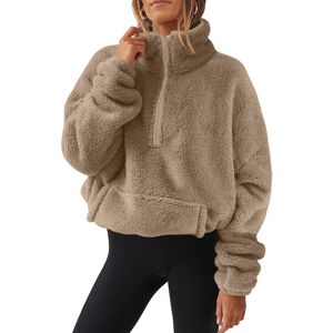 Unbranded (M, 001* Khaki) Sweatshirts for Women UK Clearance Ladies Plush Jumpers Long Sle Unbranded (M, 001* Khaki) Sweatshirts for Women UK Clearance Ladies Plush Jumpers Long Sle