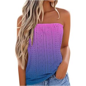 Unbranded (S, 005* Sky Blue) Vest for Women Promotion Boho Tops Strapless Bandeau Tank Top Unbranded (S, 005* Sky Blue) Vest for Women Promotion Boho Tops Strapless Bandeau Tank Top