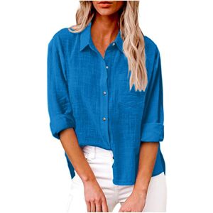 Unbranded (S, 4 Light Blue) Womens Tops Clearance Womens Button Down Shirt Casual Cotton L Unbranded (S, 4 Light Blue) Womens Tops Clearance Womens Button Down Shirt Casual Cotton L