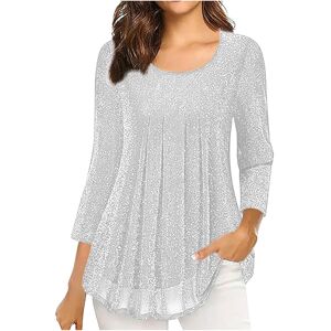 Unbranded (S, 001* White) Womens Tops 3/4 Length Sleeve Blouses Dressy Casual Spring Summe Unbranded (S, 001* White) Womens Tops 3/4 Length Sleeve Blouses Dressy Casual Spring Summe