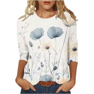 Unbranded (S, 20* Navy) Womens Tops 3/4 Sleeve Shirts Loose Casual Tunic Blouses Summer Ts Unbranded (S, 20* Navy) Womens Tops 3/4 Sleeve Shirts Loose Casual Tunic Blouses Summer Ts