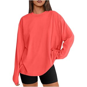 Unbranded (S, 001* Watermelon Red) Oversized T Shirts for Women Long Sleeve Shirts Spring Unbranded (S, 001* Watermelon Red) Oversized T Shirts for Women Long Sleeve Shirts Spring