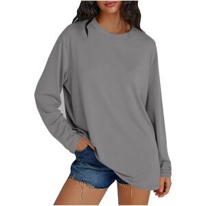 Unbranded (S, 004* Gray) Oversized T Shirts for Women Long Sleeve Shirts Spring Tops Casua Unbranded (S, 004* Gray) Oversized T Shirts for Women Long Sleeve Shirts Spring Tops Casua