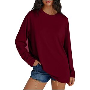 Unbranded (S, 004* Red) Oversized T Shirts for Women Long Sleeve Shirts Spring Tops Casual Unbranded (S, 004* Red) Oversized T Shirts for Women Long Sleeve Shirts Spring Tops Casual