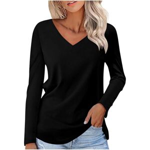 Unbranded (XL, 001* Black) Women Tops V Neck Long Sleeve T-Shirts Trendy Dressy Pullover F Unbranded (XL, 001* Black) Women Tops V Neck Long Sleeve T-Shirts Trendy Dressy Pullover F