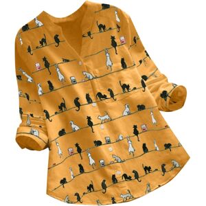 Unbranded (3XL, 001* Yellow) Summer Tops for Women UK Casual T Shirts Animal Print Long Sl Unbranded (3XL, 001* Yellow) Summer Tops for Women UK Casual T Shirts Animal Print Long Sl