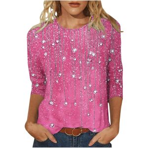 Unbranded (XL, 010* Multicolor) Ladies Tops Casual 3/4 Sleeve Shirts Summer Flowy Tunic To Unbranded (XL, 010* Multicolor) Ladies Tops Casual 3/4 Sleeve Shirts Summer Flowy Tunic To