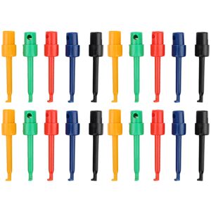 Unbranded 20Pcs Large Test Hook Clip Grabber Test Probe for Unbranded 20Pcs Large Test Hook Clip Grabber Test Probe for