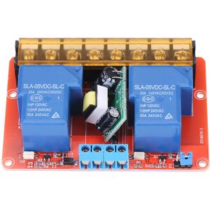 Unbranded AC100V-250V 30A High Power 2-Channel Relay DC5V Unbranded AC100V-250V 30A High Power 2-Channel Relay DC5V