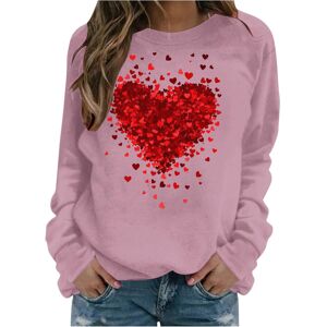 Unbranded (L, 01 Pink) Valentine's Day Sweatshirts for Women Oversized Jumpers Ladies Tops Unbranded (L, 01 Pink) Valentine's Day Sweatshirts for Women Oversized Jumpers Ladies Tops