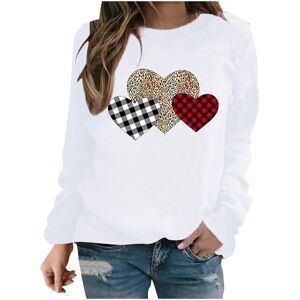 Unbranded (M, 02 White) Valentine's Day Sweatshirts for Women Oversized Jumpers Ladies Top Unbranded (M, 02 White) Valentine's Day Sweatshirts for Women Oversized Jumpers Ladies Top