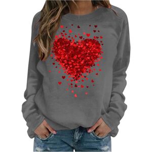 Unbranded (M, 01 Gray) Valentine's Day Sweatshirts for Women Oversized Jumpers Ladies Tops Unbranded (M, 01 Gray) Valentine's Day Sweatshirts for Women Oversized Jumpers Ladies Tops