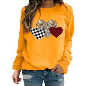 Unbranded (L, 02 Yellow) Valentine's Day Sweatshirts for Women Oversized Jumpers Ladies To Unbranded (L, 02 Yellow) Valentine's Day Sweatshirts for Women Oversized Jumpers Ladies To