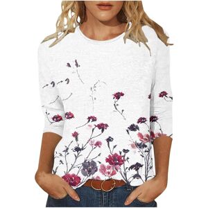 Unbranded (M, 01 Red) Women Tops Casual 3/4 Sleeve T-Shirts Tunic Tops Vintage Floral Prin Unbranded (M, 01 Red) Women Tops Casual 3/4 Sleeve T-Shirts Tunic Tops Vintage Floral Prin