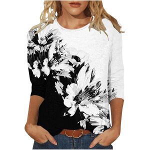 Unbranded (M, 01 Black) Women Tops Casual 3/4 Sleeve T-Shirts Tunic Tops Vintage Floral Pr Unbranded (M, 01 Black) Women Tops Casual 3/4 Sleeve T-Shirts Tunic Tops Vintage Floral Pr