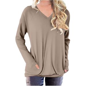 Unbranded (L, 02 Khaki) Long Sleeve Tops Womens T Shirts Casual Tunic Tops Dressy Shirts f Unbranded (L, 02 Khaki) Long Sleeve Tops Womens T Shirts Casual Tunic Tops Dressy Shirts f
