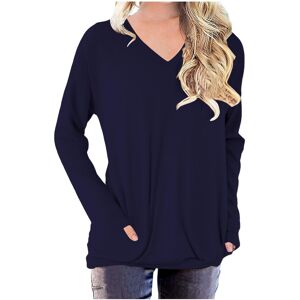 Unbranded (M, 04 Navy) Long Sleeve Tops Womens T Shirts Casual Tunic Tops Dressy Shirts fo Unbranded (M, 04 Navy) Long Sleeve Tops Womens T Shirts Casual Tunic Tops Dressy Shirts fo