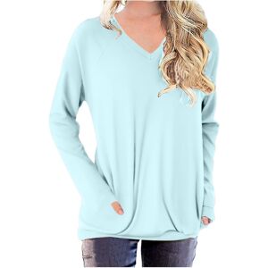 Unbranded (XXL, 05 Sky Blue) Long Sleeve Tops Womens T Shirts Casual Tunic Tops Dressy Shi Unbranded (XXL, 05 Sky Blue) Long Sleeve Tops Womens T Shirts Casual Tunic Tops Dressy Shi