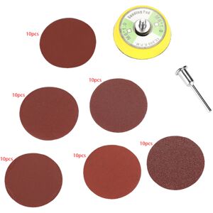 Unbranded 60PCS 2-inch Round Shape Red Sanding Discs 100 240 Unbranded 60PCS 2-inch Round Shape Red Sanding Discs 100 240
