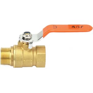 Unbranded Brass Pipe Ball Valve Male and Female Thread Unbranded Brass Pipe Ball Valve Male and Female Thread