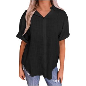 Unbranded (M, 002* Black) Linen Shirts for Women Clearance Ladies Tops Button Down Shirts Unbranded (M, 002* Black) Linen Shirts for Women Clearance Ladies Tops Button Down Shirts