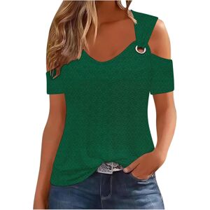Unbranded (XXL, 001* Green) Summer Tops for Women UK Clearance Ladies Tops Cold Sholuder T Unbranded (XXL, 001* Green) Summer Tops for Women UK Clearance Ladies Tops Cold Sholuder T