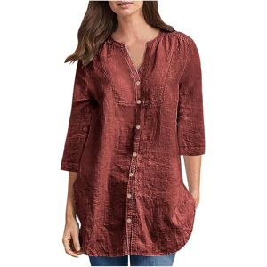 Unbranded (XL, 01 Wine) Summer Tops for Women UK Sale Womens 3/4 Sleeve Tops Dressy Casual Unbranded (XL, 01 Wine) Summer Tops for Women UK Sale Womens 3/4 Sleeve Tops Dressy Casual