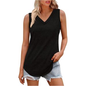 Unbranded (3XL, 001* Black) Vest Tops Women UK Loose Fit Casual Flowy Tank Top Trendy Slee Unbranded (3XL, 001* Black) Vest Tops Women UK Loose Fit Casual Flowy Tank Top Trendy Slee
