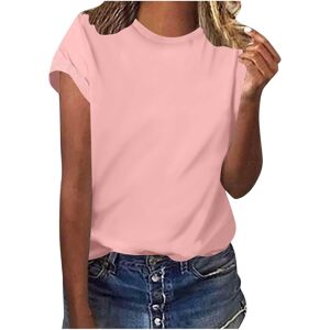 Unbranded (S, 002* Pink) Womens T Shirts Crew Neck Short Sleeve Basic Summer Tops 2025 Cas Unbranded (S, 002* Pink) Womens T Shirts Crew Neck Short Sleeve Basic Summer Tops 2025 Cas